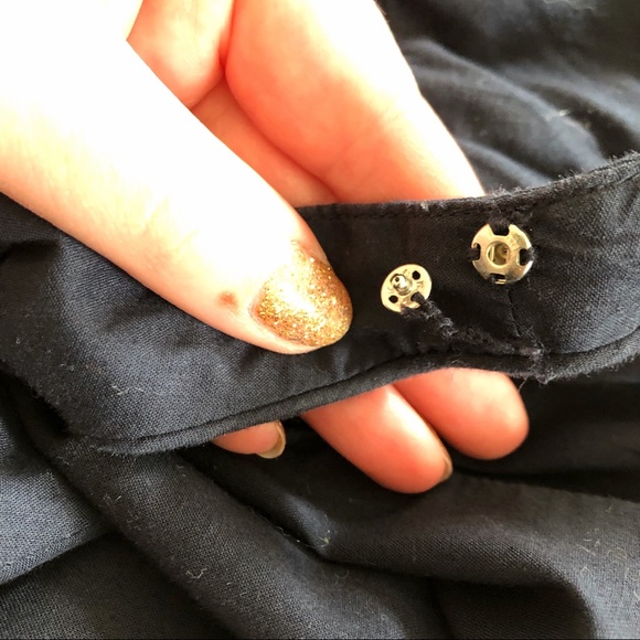 J. Crew Factory | Navy Cotton ALine Sundress Sz 14 - Picture 6 of 8